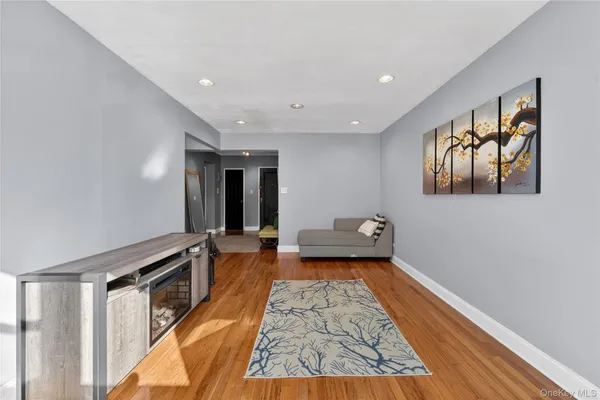 a very nice looking room with a large window