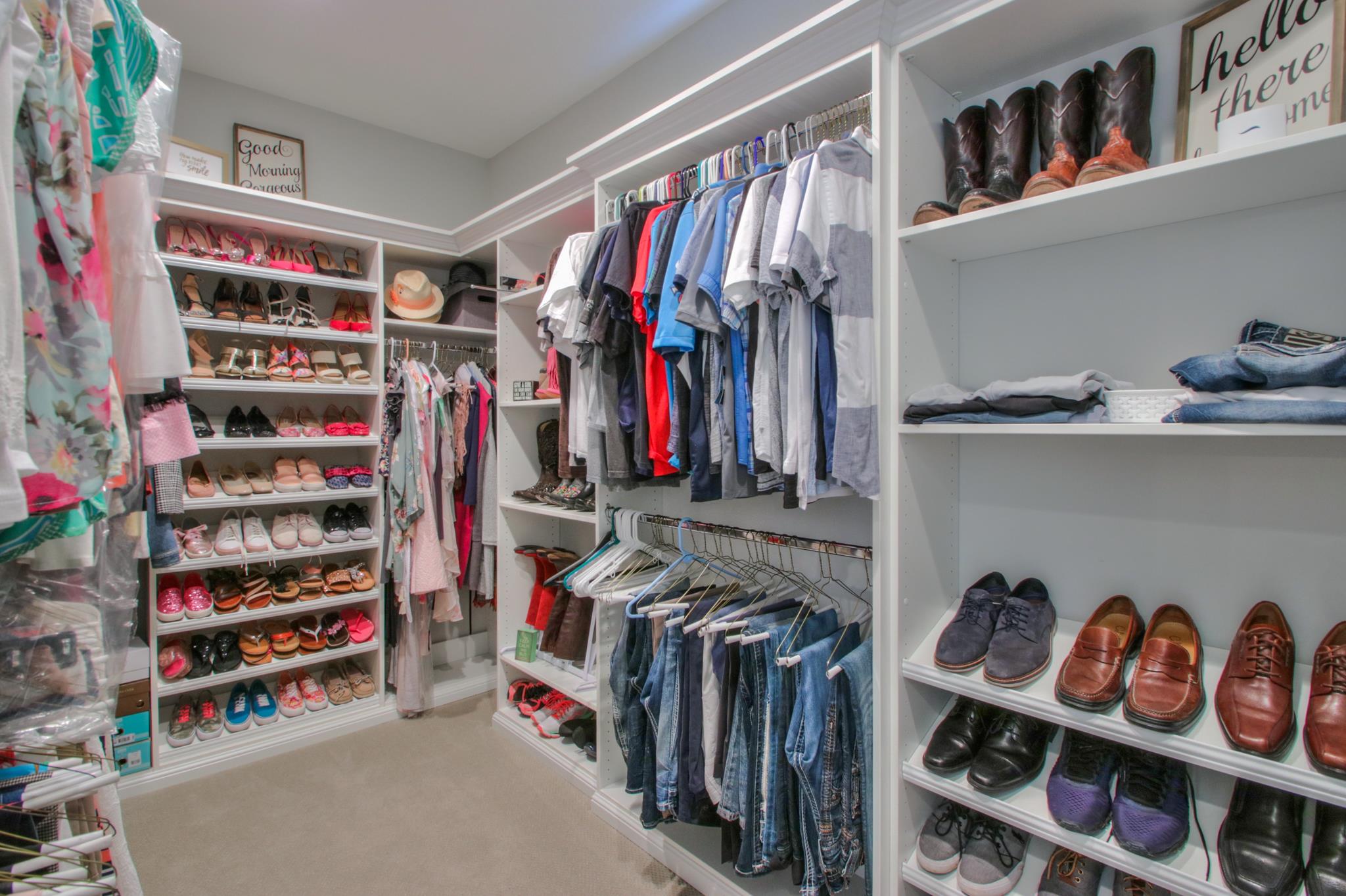132 Vanner Road Mount Juliet, TN 37122 - Photo 19 of 30 Custom master closet with plenty of space.