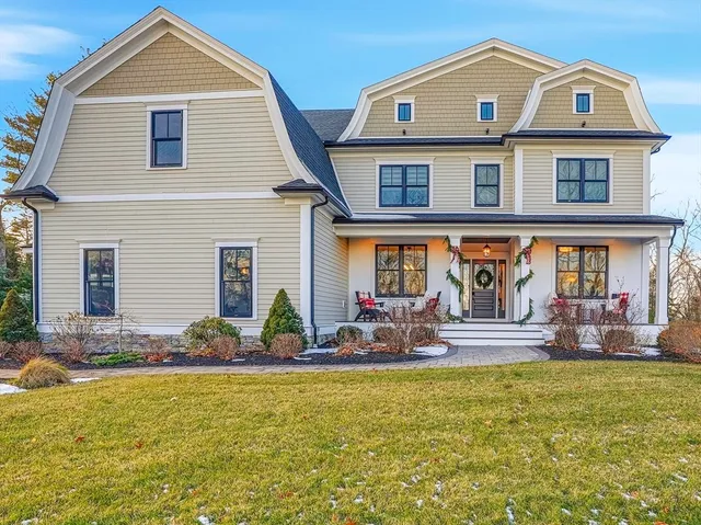 a front view of a house with entryway