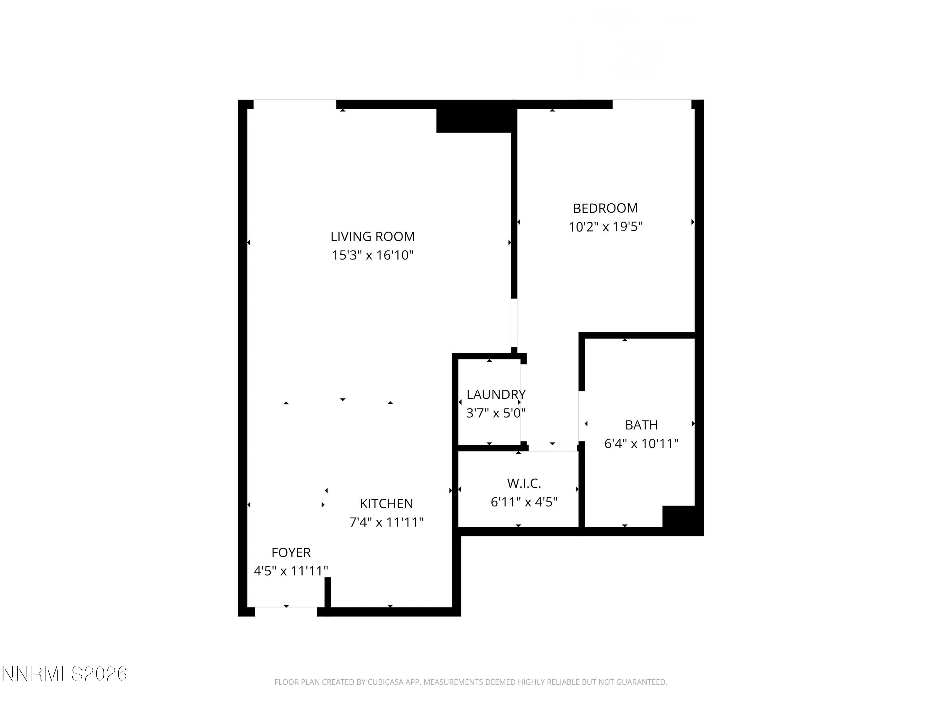 200 West 2nd Street, Unit 1506 Reno, NV 89501 - Photo 26 of 26 floor plan