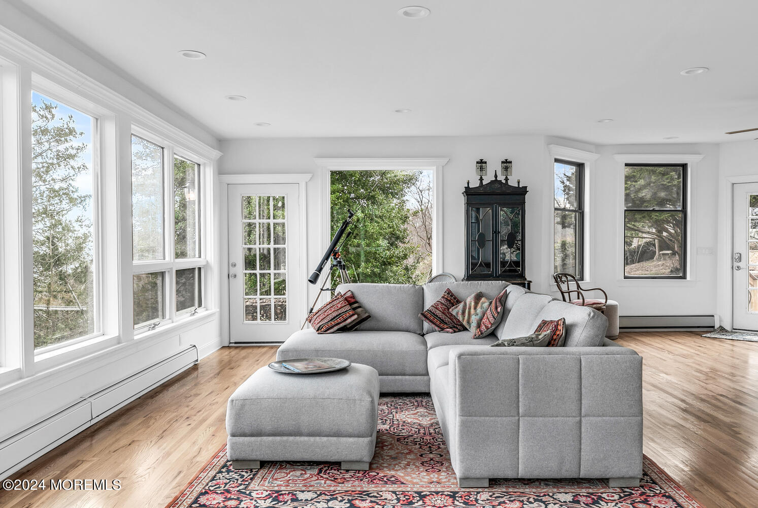 157 Portland Road Highlands, NJ 07732 - Photo 19 of 63 a living room with furniture and a large window