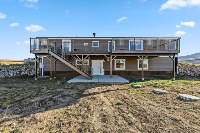 a view of balcony with ocean view