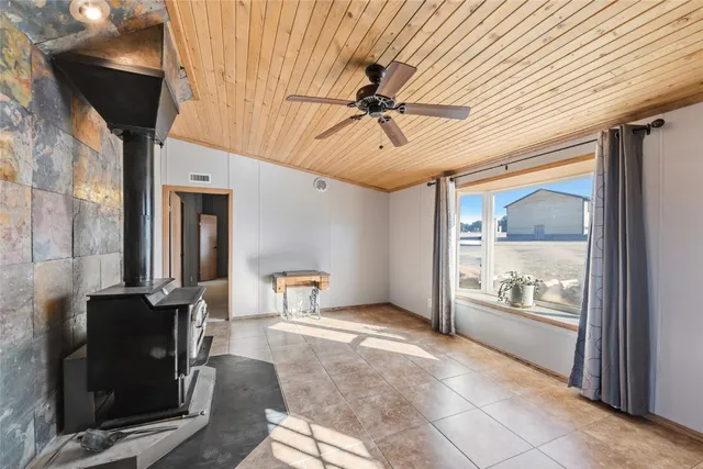 a very nice looking room with a large window