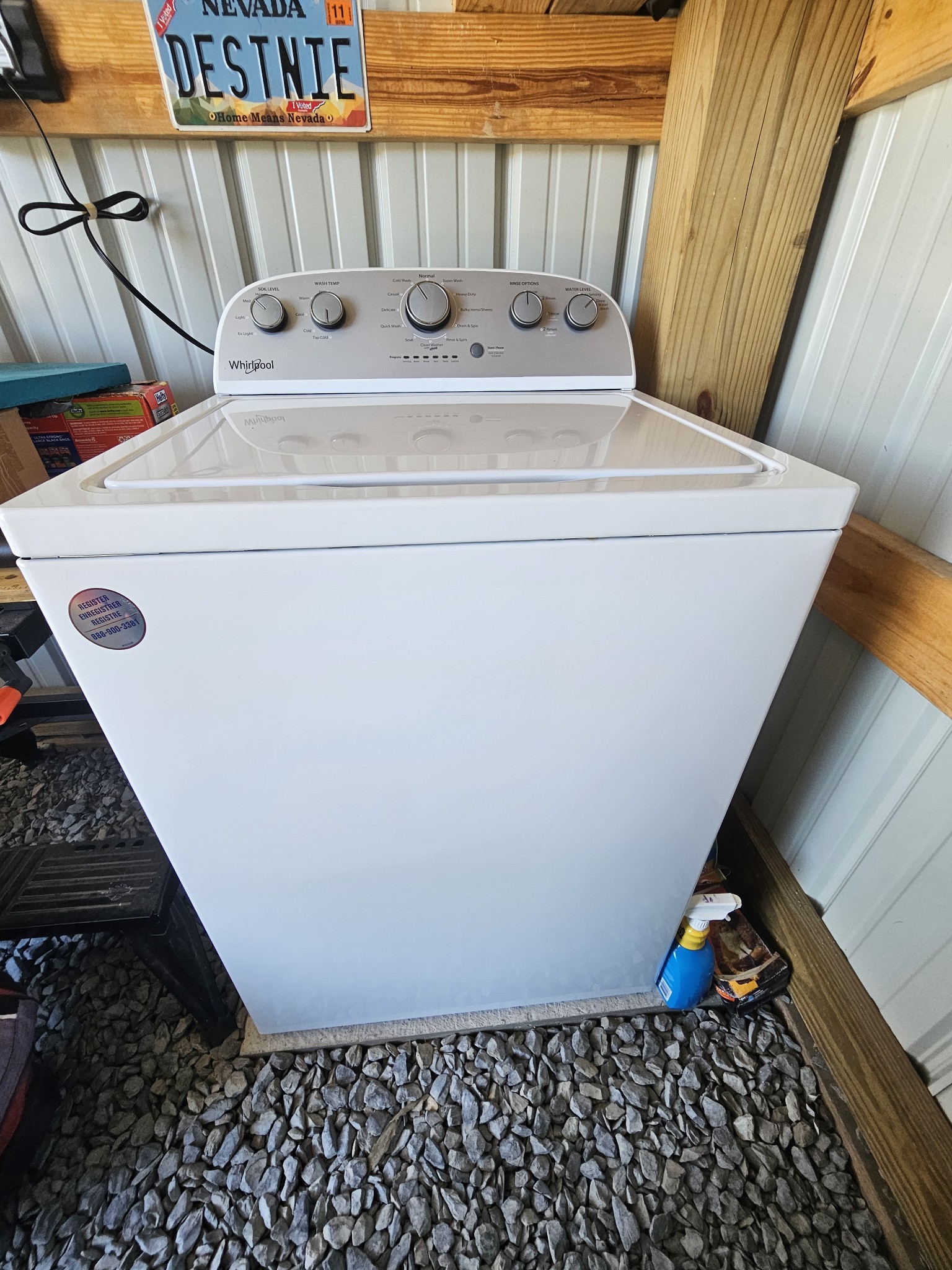 1803 Hardin Bottom River Road Clifton, TN 38425 - Photo 51 of 60 a utility room with dryer and washer
