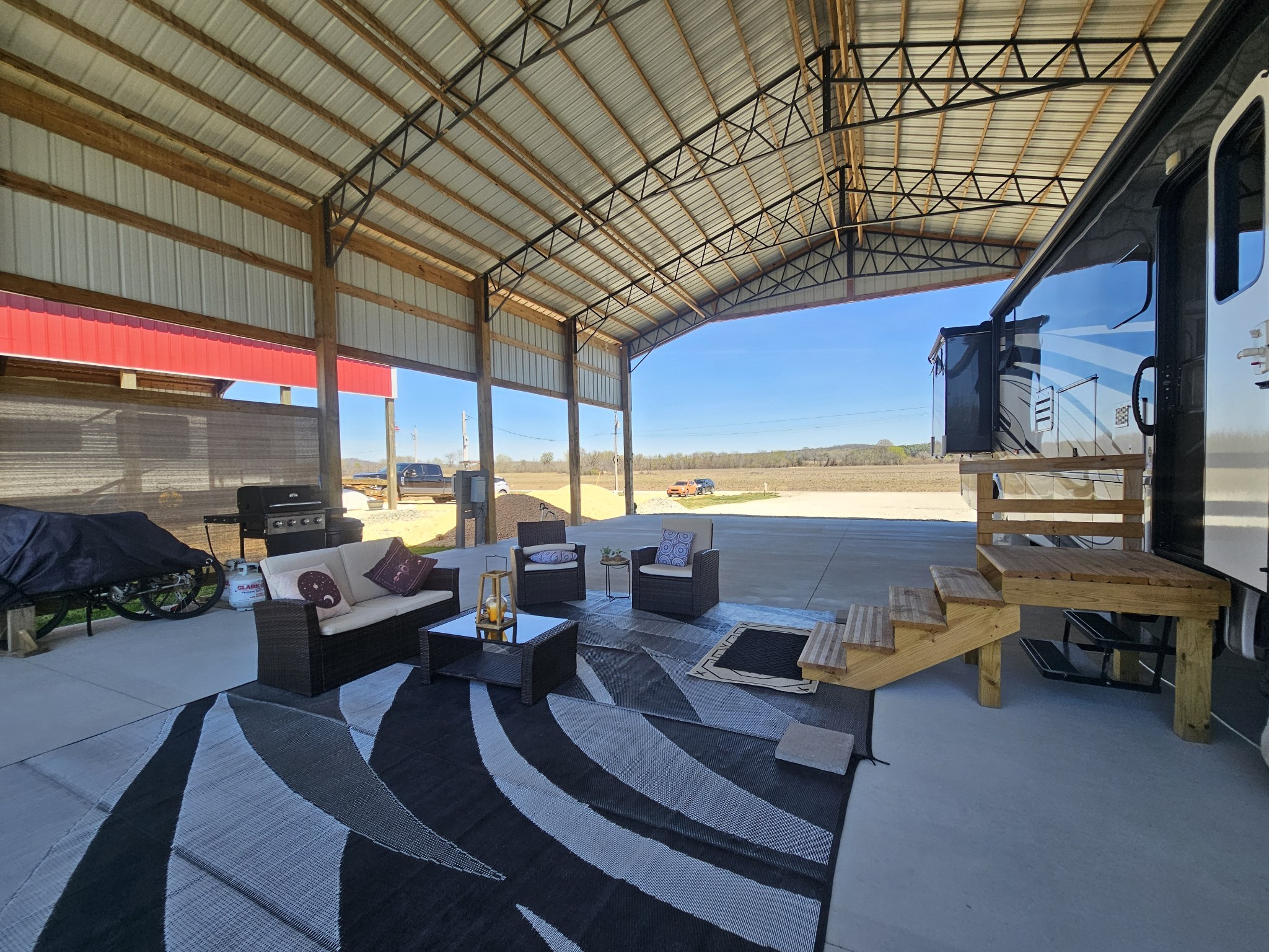 1803 Hardin Bottom River Road Clifton, TN 38425 - Photo 8 of 60 a outdoor space with patio lots of furniture