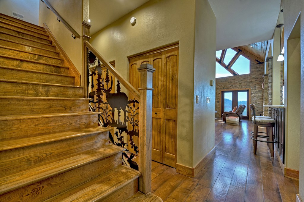 45 Flat Top Trail Murphy, NC 28906 - Photo 28 of 53 a view of entryway and hall with wooden floor