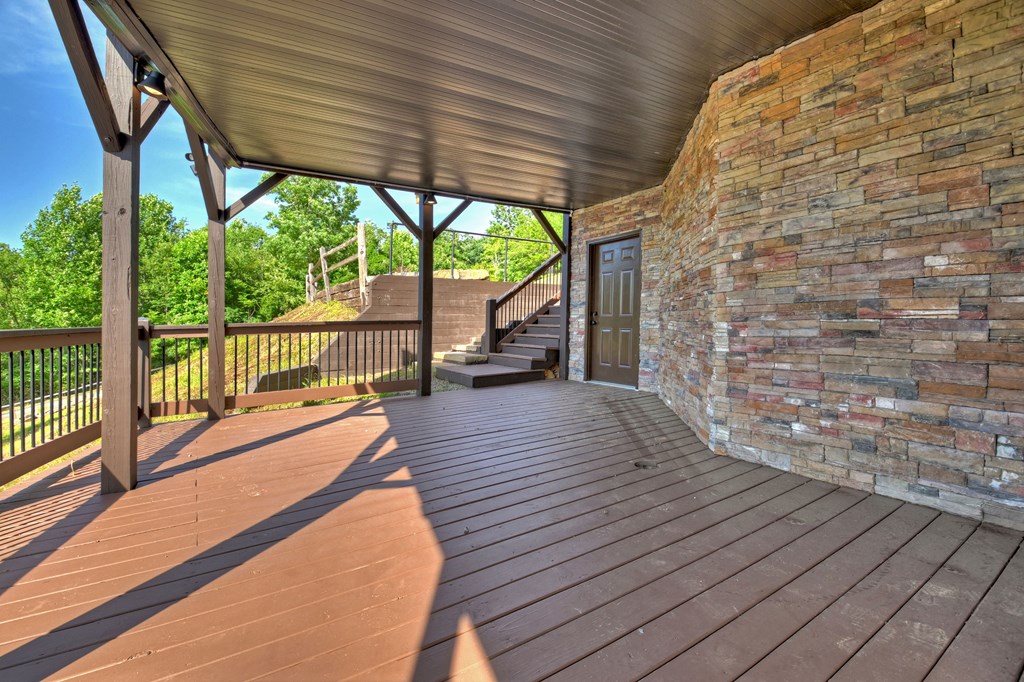 45 Flat Top Trail Murphy, NC 28906 - Photo 42 of 53 a view of a patio with wooden floor