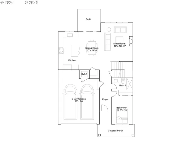 a picture of a room with a white wall and a large window