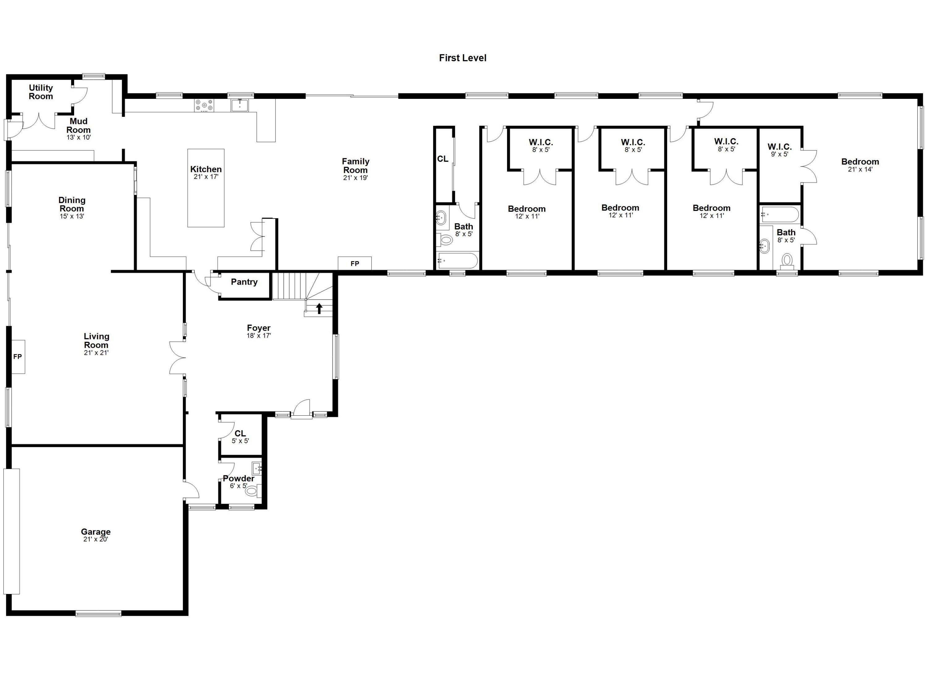 5 Stony Brook Road South Darien, CT 06820 - Photo 26 of 27 a picture of a floor plan