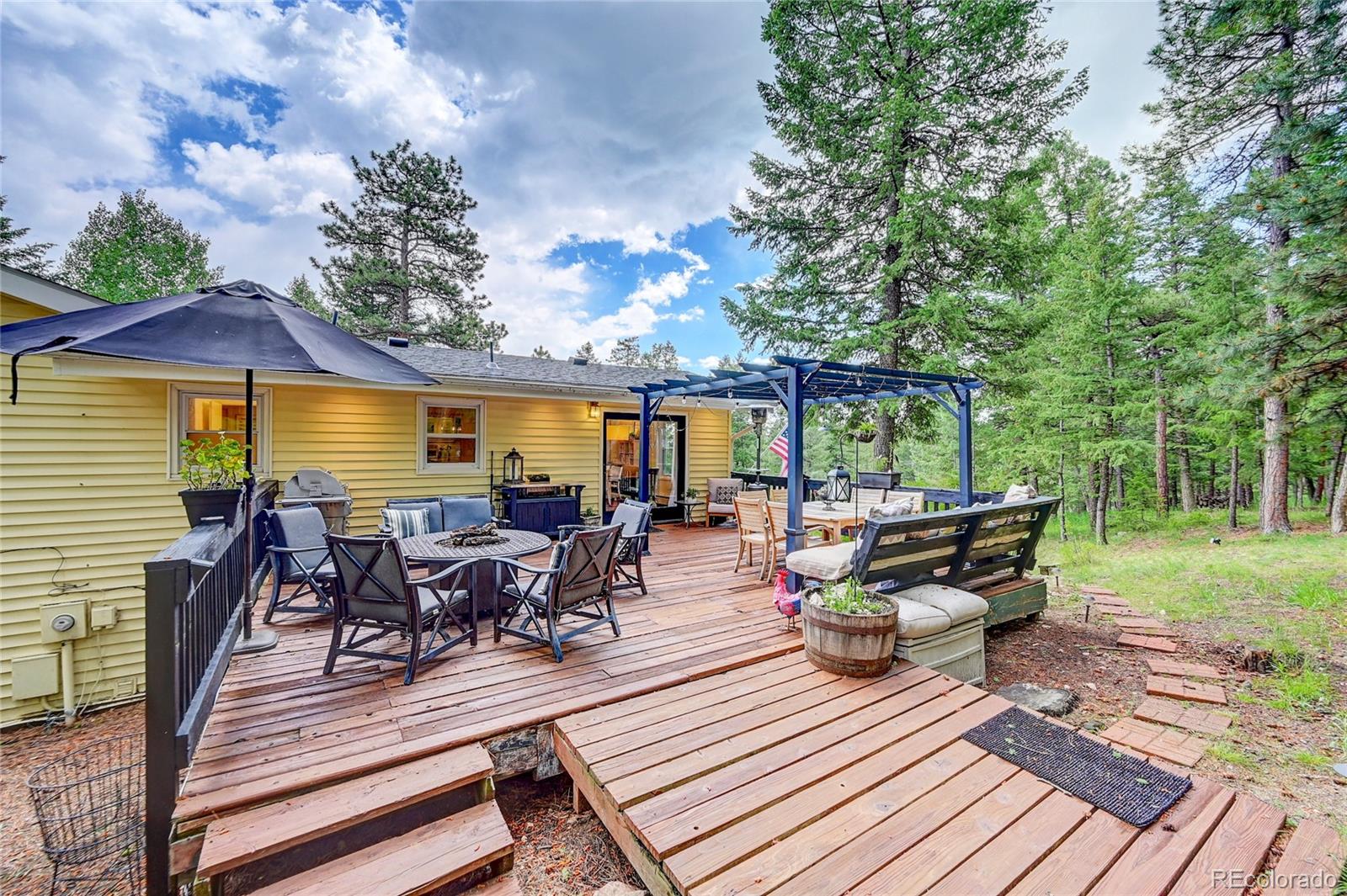 6549 Modoc Lane Evergreen, CO 80439 - Photo 13 of 39 an outdoor space with seating space