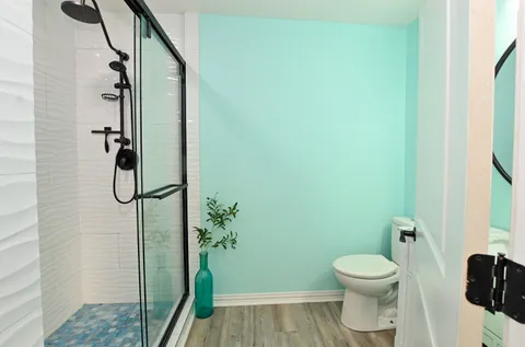 a view of a bathroom