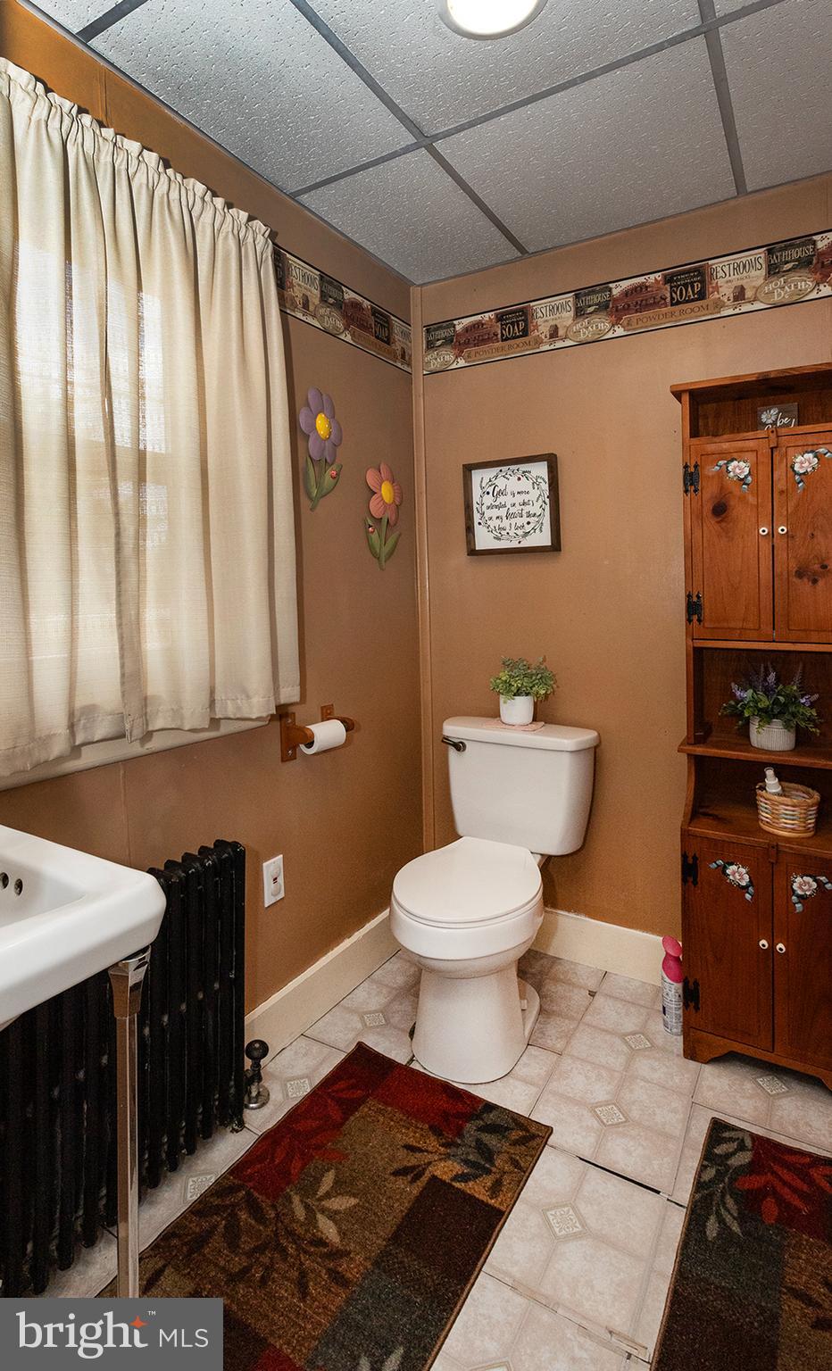 100 West Broad Street Elizabethville, PA 17023 - Photo 36 of 89 a bathroom with a toilet a sink and a mirror