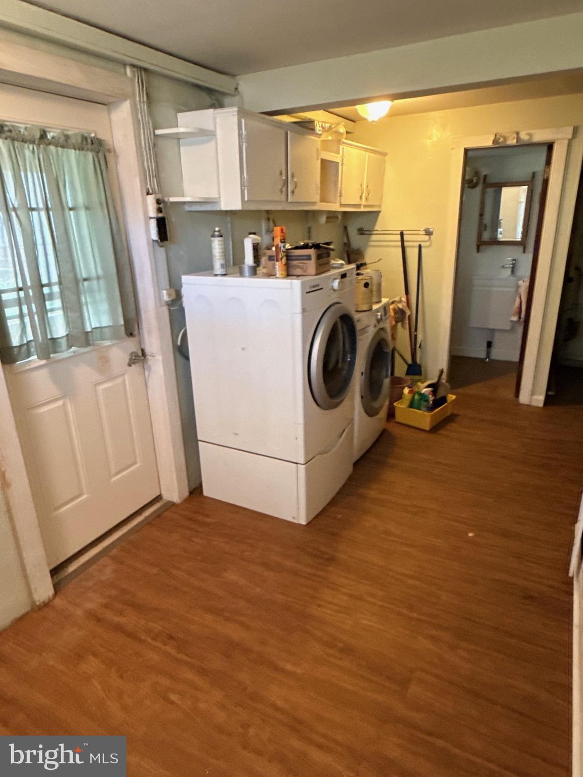 1831 Jill Road Willow Grove, PA 19090 - Photo 35 of 35 a view of a kitchen with refrigerator and wooden floor