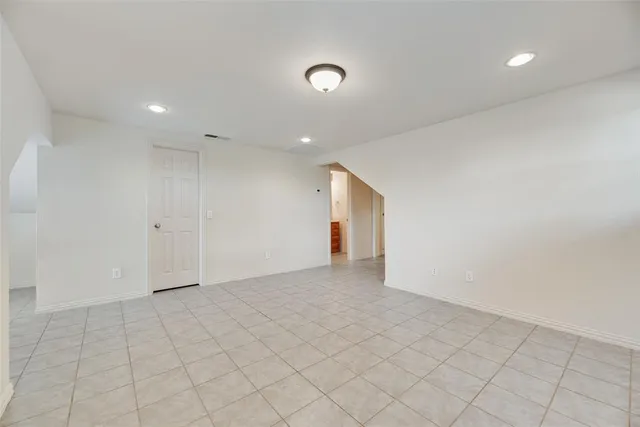 a view of an empty room