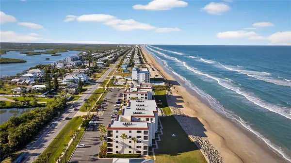 a view of city and ocean