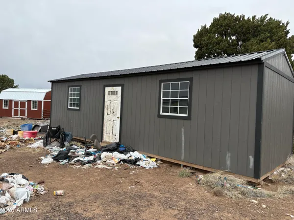 a view of a house with a outdoor space