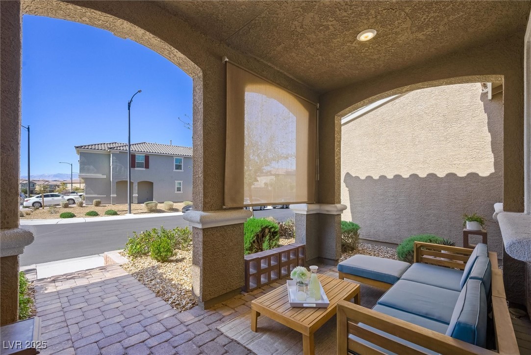 2816 Turnstone Ridge Street Henderson, NV 89044 - Photo 53 of 54 Attached blind allows for privacy and shade.