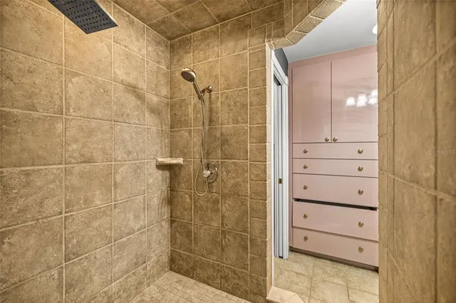 a view of swimming pool with a yard