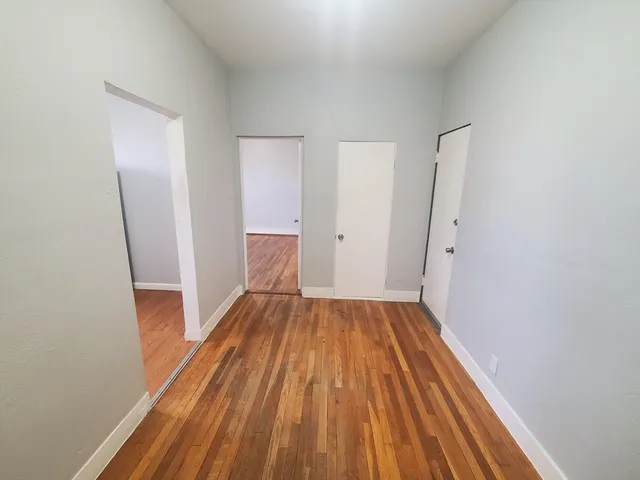 a view of wooden floor in a room