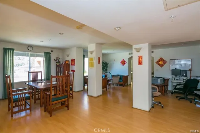 a view of a backyard with plants