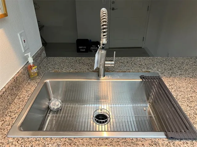 a view of dining room with furniture