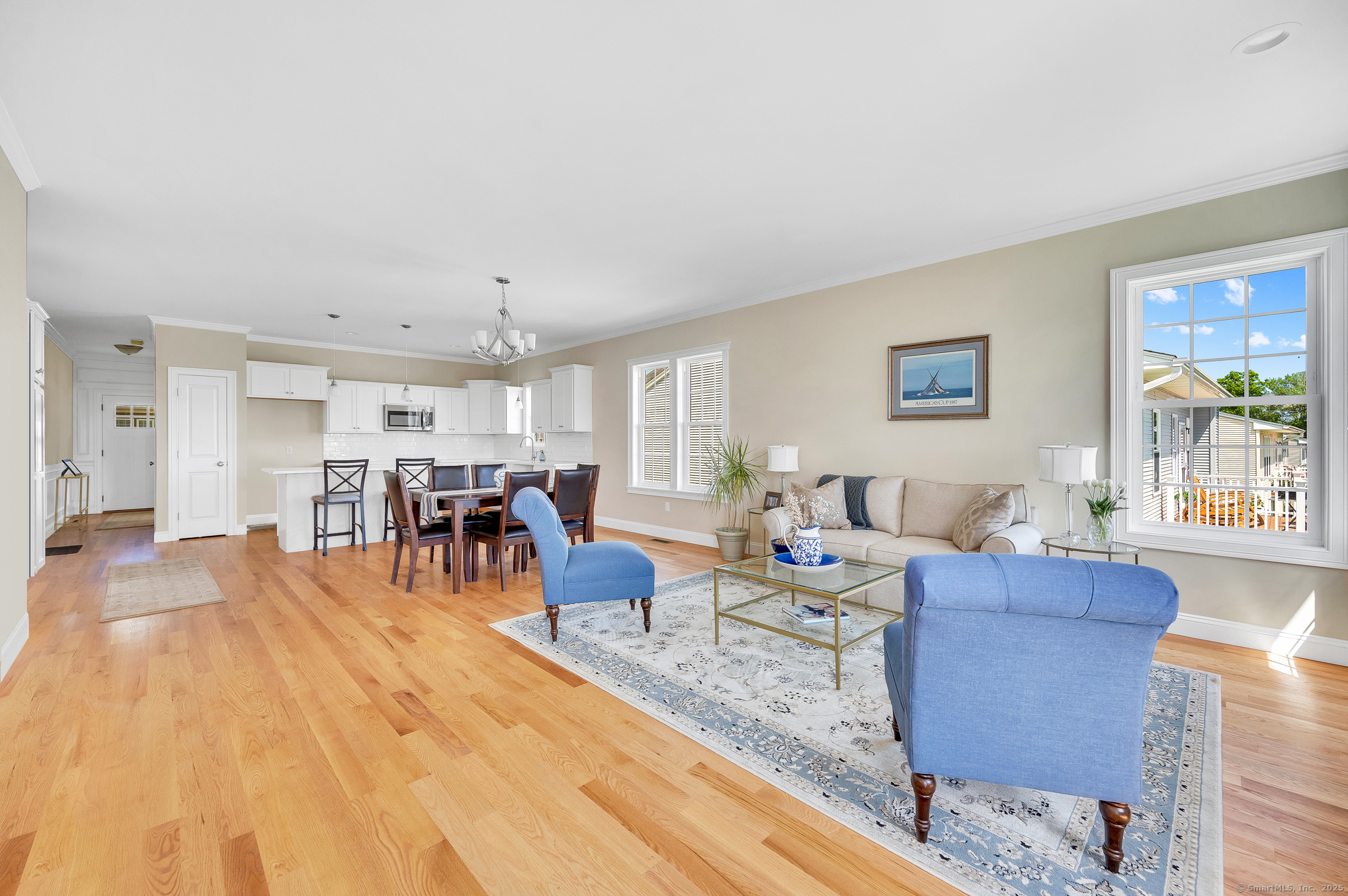 128 Webster Lane Middletown, CT 06457 - Photo 10 of 21 a living room with furniture and wooden floor