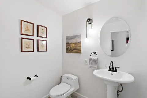 an aerial view of residential building with outdoor space