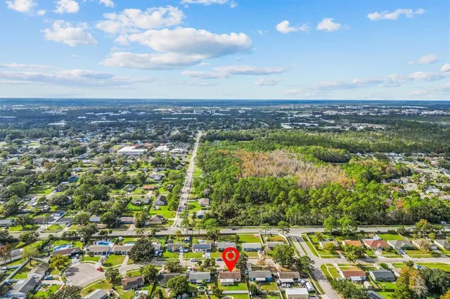 a view of lake with city