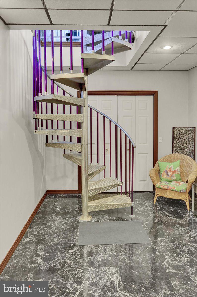 865 Maple Grove Road Mohnton, PA 19540 - Photo 54 of 55 2nd set of stairs from the basement (spiral)