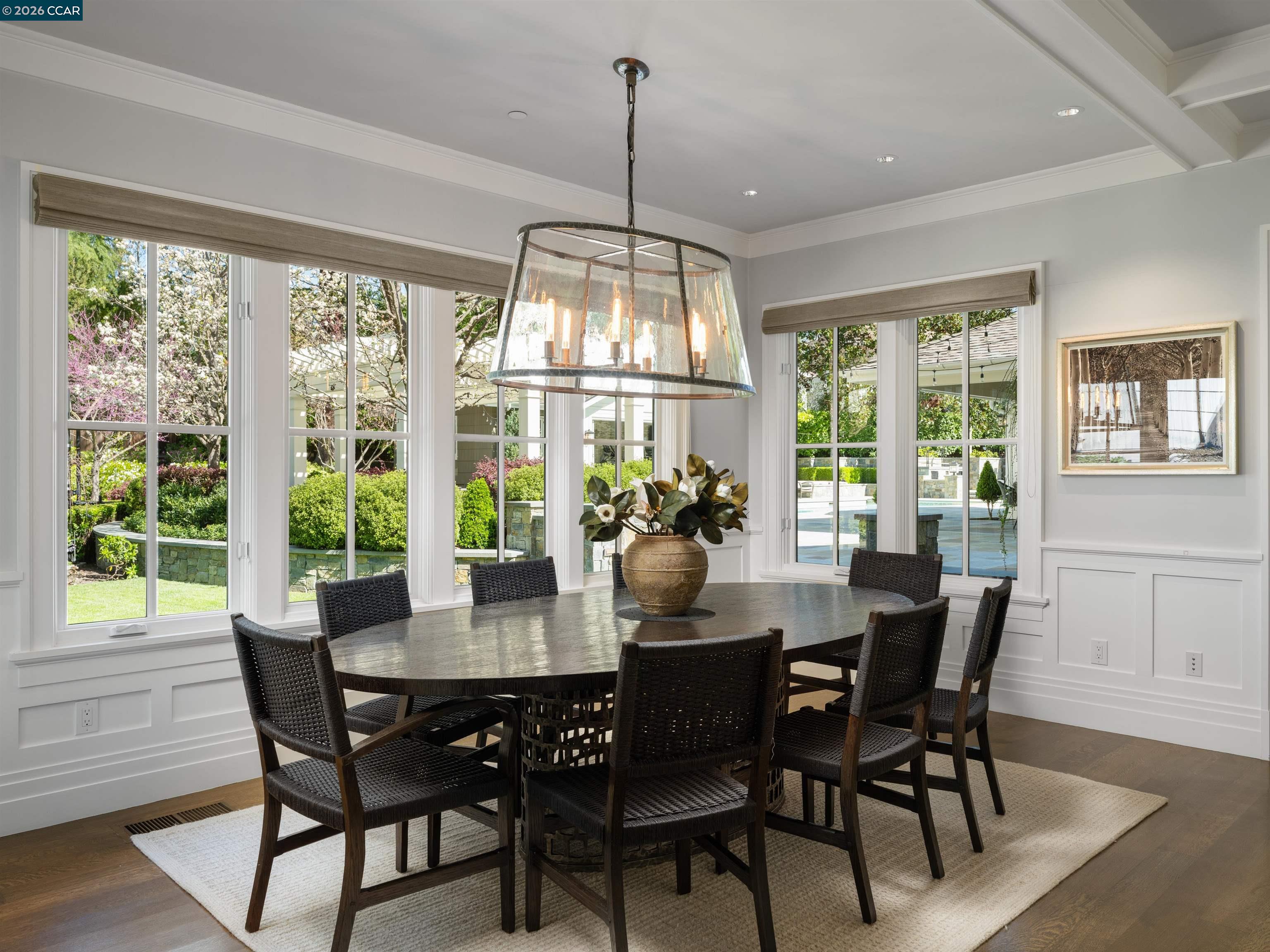 Diablo Diablo, CA 94528 - Photo 14 of 41 a view of a dining room with furniture window and wooden floor