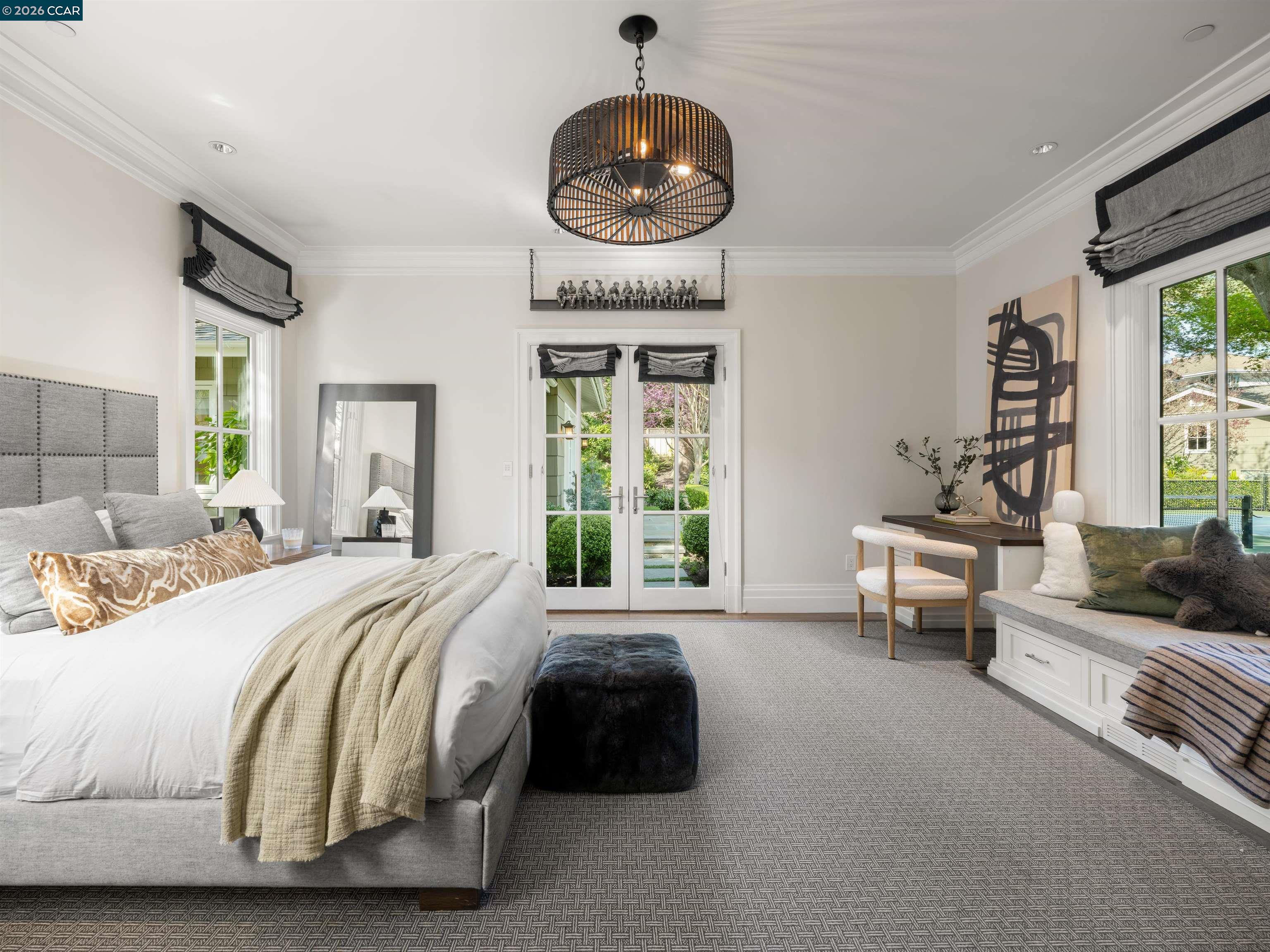 Diablo Diablo, CA 94528 - Photo 25 of 41 a spacious bedroom with a bed and a large window