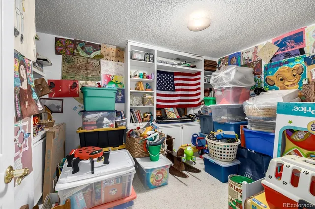 a children toys and a room in a room