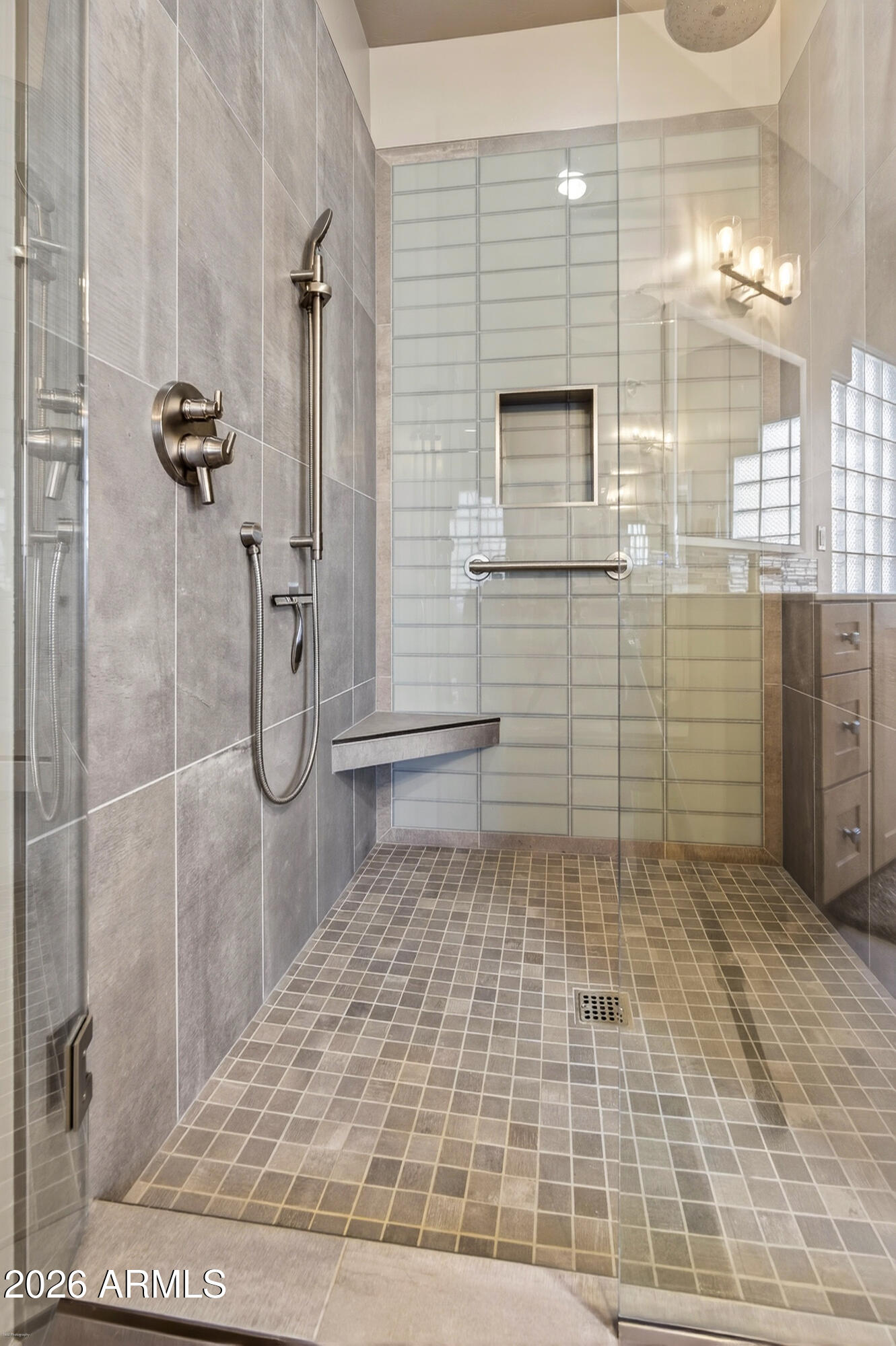 345 Merry Go Round Rock Road Sedona, AZ 86351 - Photo 19 of 43 a bathroom with a shower