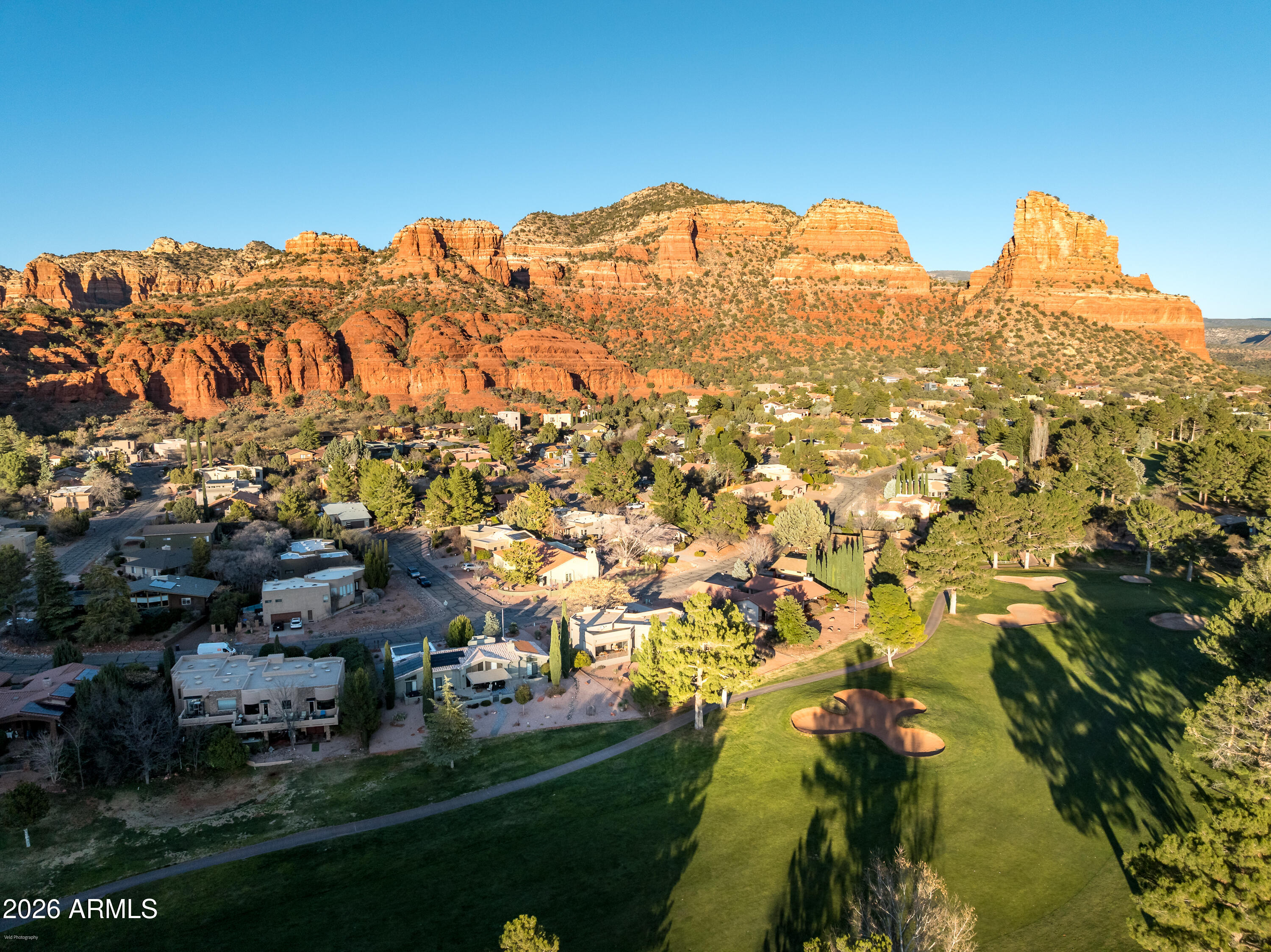 345 Merry Go Round Rock Road Sedona, AZ 86351 - Photo 34 of 43 a view of a house with a yard
