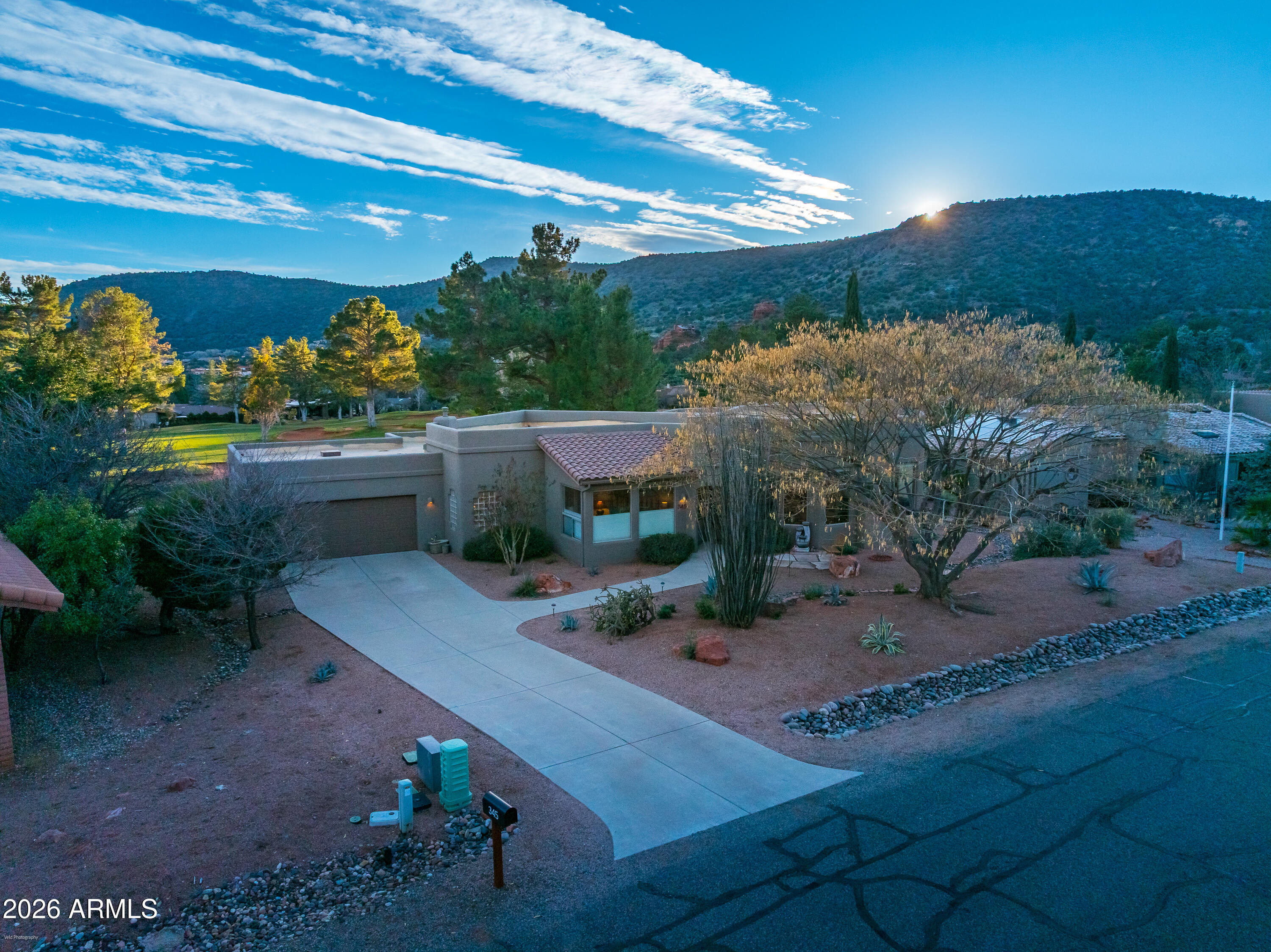 345 Merry Go Round Rock Road Sedona, AZ 86351 - Photo 39 of 43 a view of a backyard