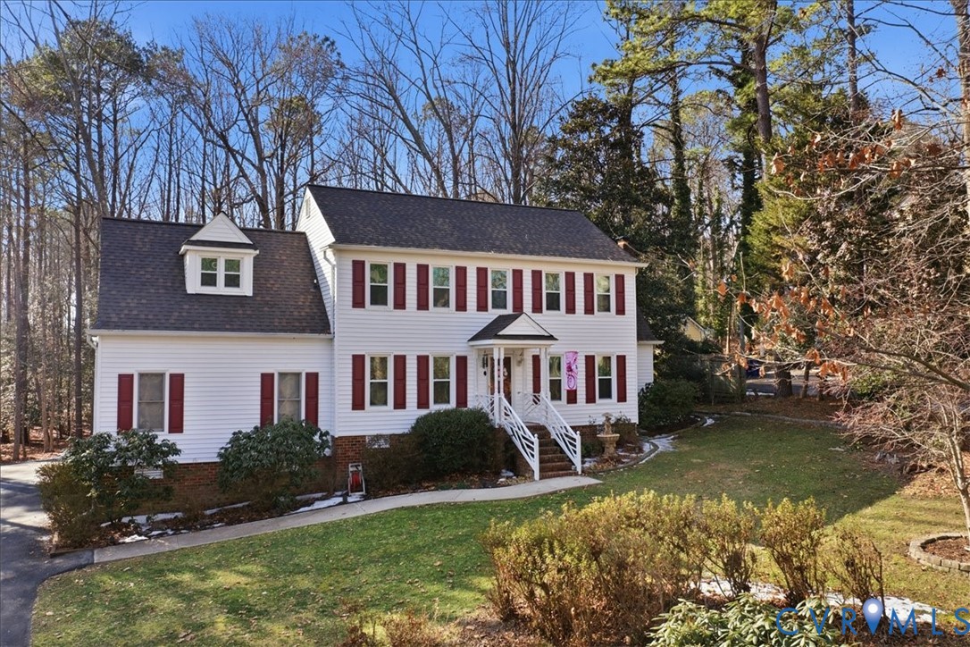 14110 Howlett Line Drive Colonial Heights, VA 23834 - Photo 1 of 44 front view of house with a yard