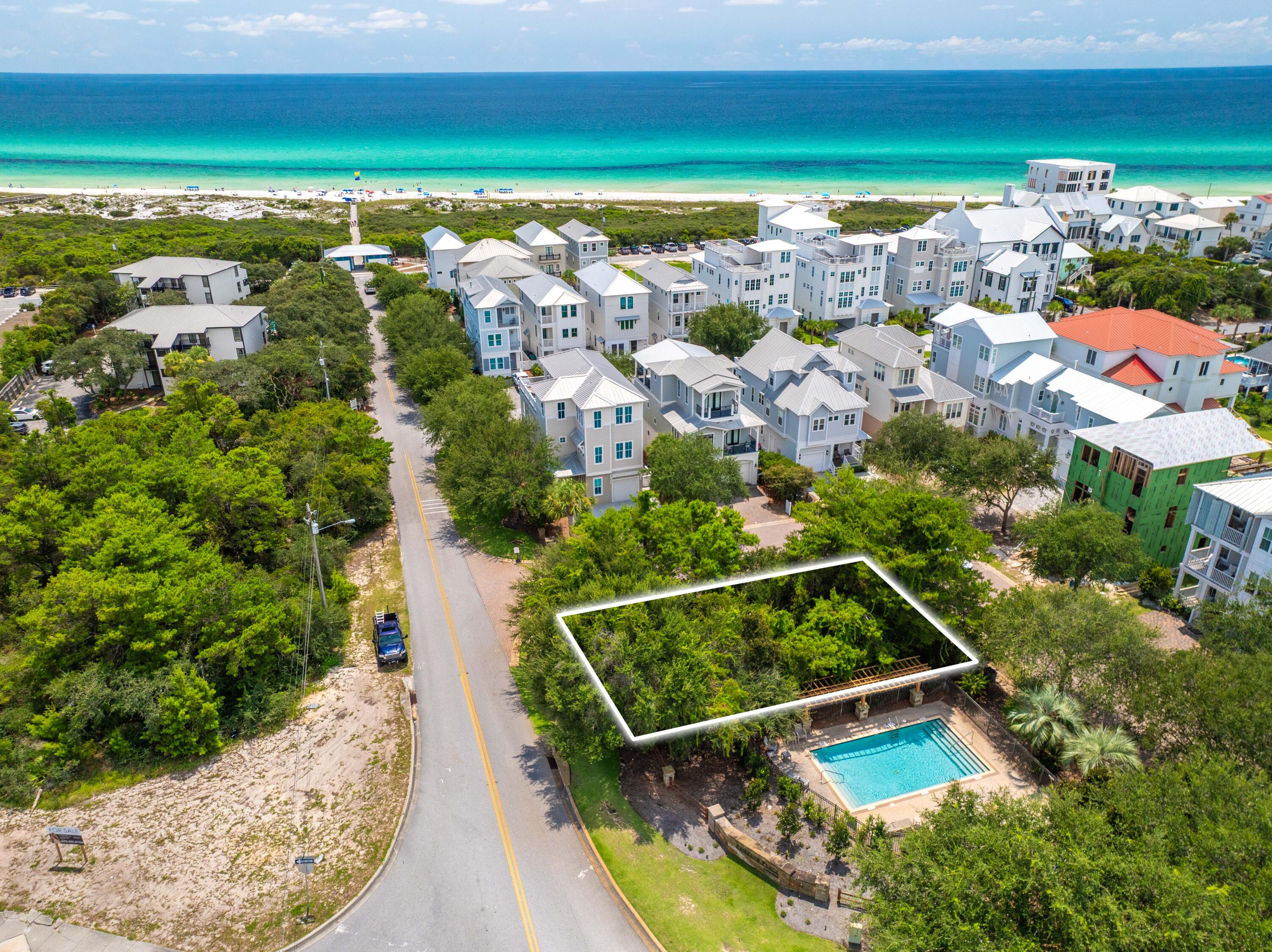 Lot 10 Pompano Ct Inlet Beach Inlet Beach, FL 32461 - Photo 7 of 22 14 Pomapno Ct Lot Outlined-21