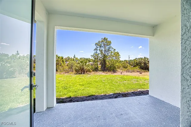 a view of a room with an outdoor space and shower