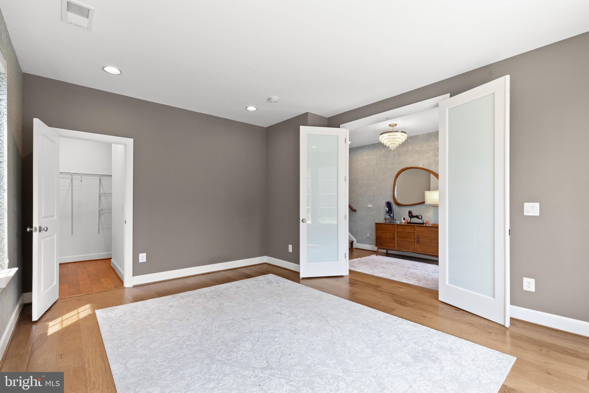 20375 Codman Drive Ashburn, VA 20147 - Photo 9 of 63 Frosted glass French doors for privacy