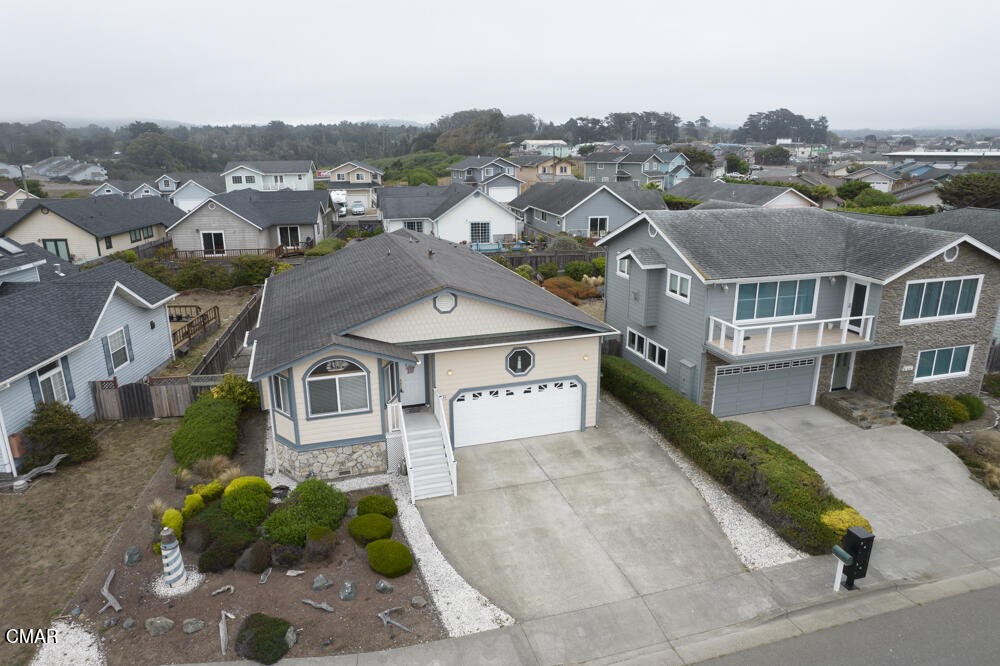 970 Glass Beach Drive Fort Bragg, CA 95437 - Photo 5 of 26 an aerial view of a house with a big yard