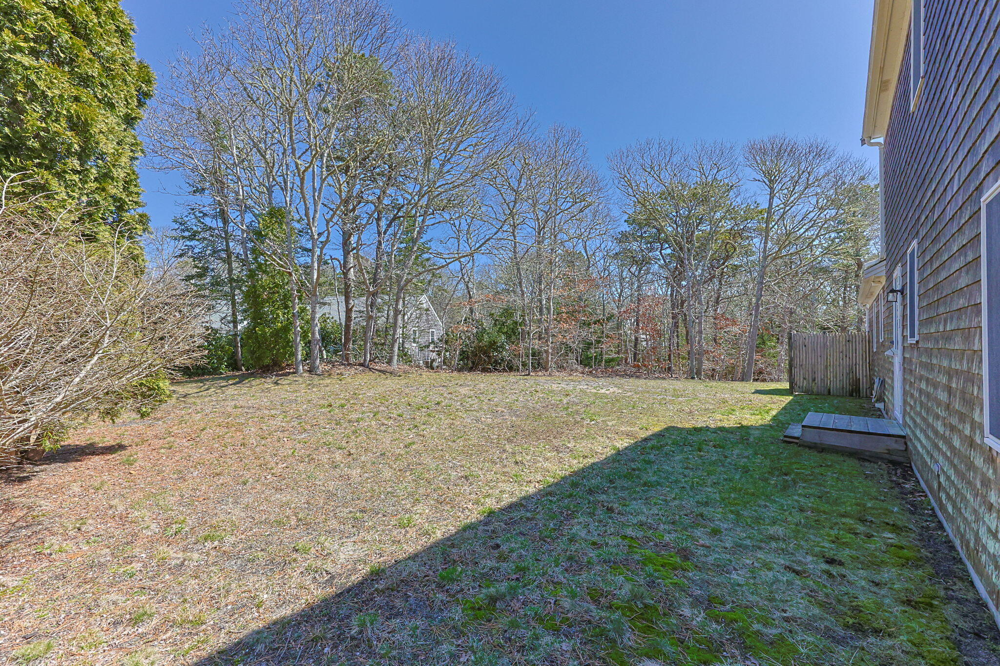 252 Chatham Road Harwich, MA 02645 - Photo 7 of 38 a view of a backyard with large trees