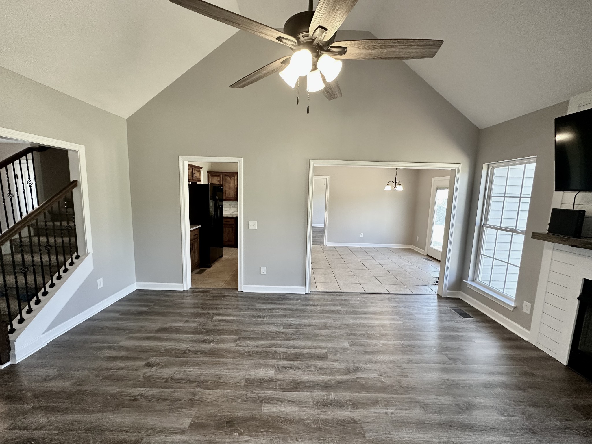 216 Clubbs Road Portland, TN 37148 - Photo 4 of 14 wooden floor in an empty room with a window