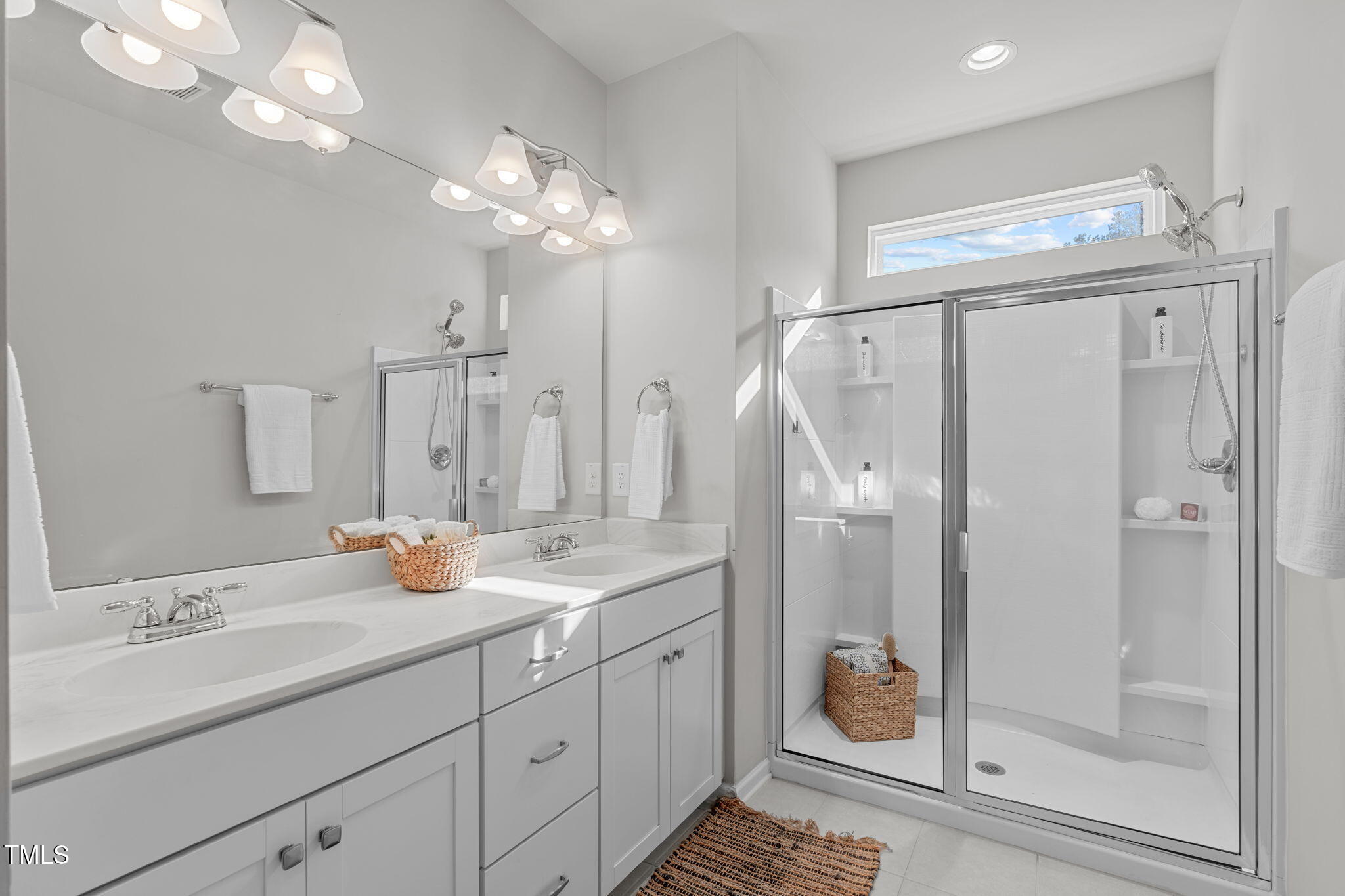 6339 Grace Lily Drive Raleigh, NC 27607 - Photo 17 of 21 LArge Primary Bath with Walk-in Shower