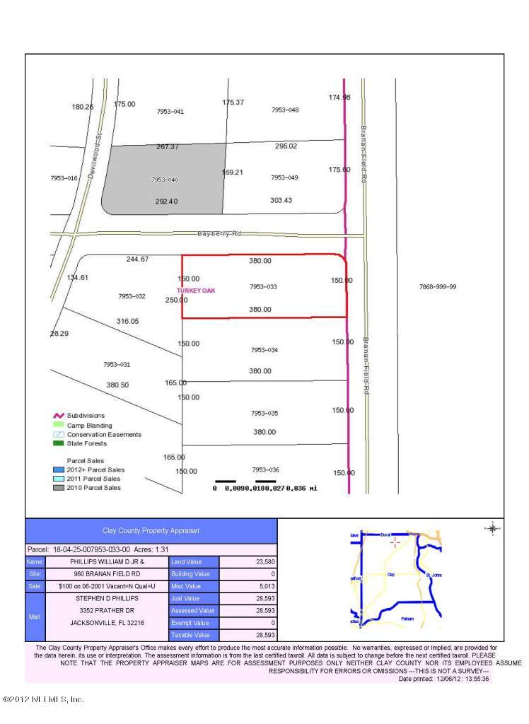 960 Branan Field Road Middleburg, FL 32068 - Photo 1 of 1 Branan Field