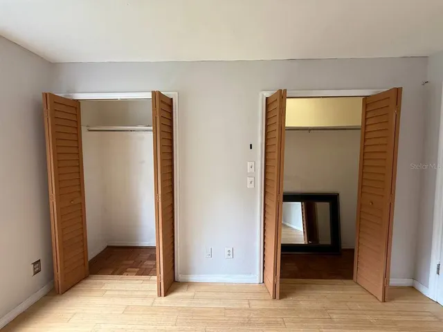 a view of closet area