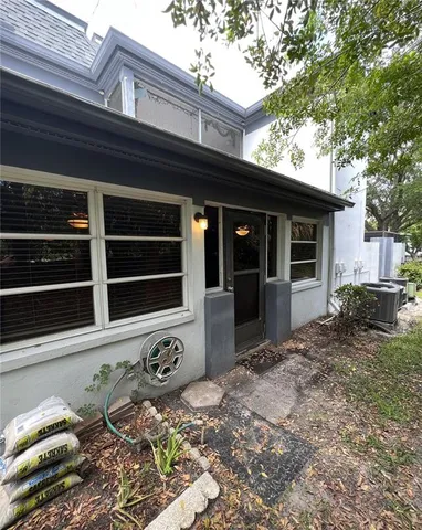 a view of outdoor space and deck