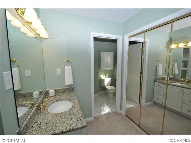 13804 Winterberry Ridge Midlothian, VA 23112 - Photo 8 of 12 a bathroom with a sink and a mirror