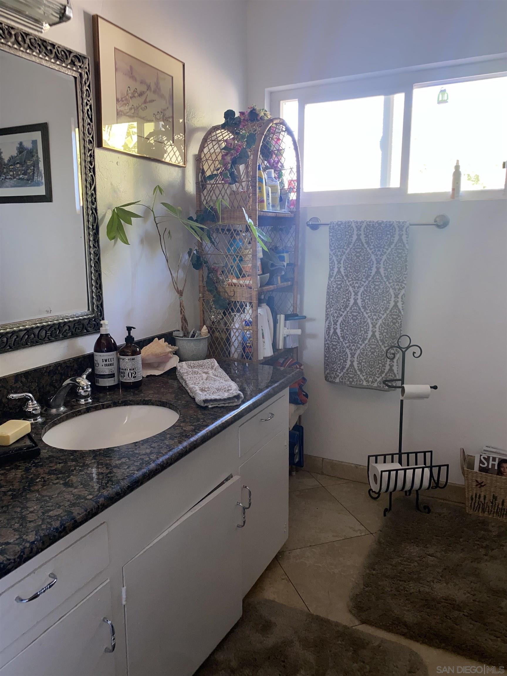 7325 Ouro Place La Mesa, CA 91941 - Photo 20 of 22 a bathroom with a sink and a mirror