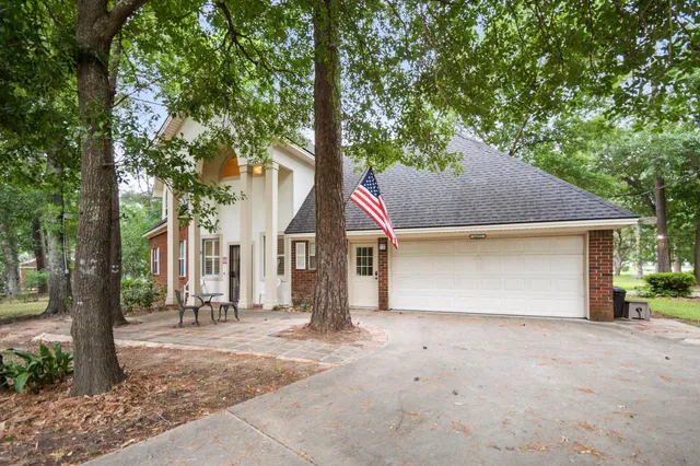 front view of a house with a street