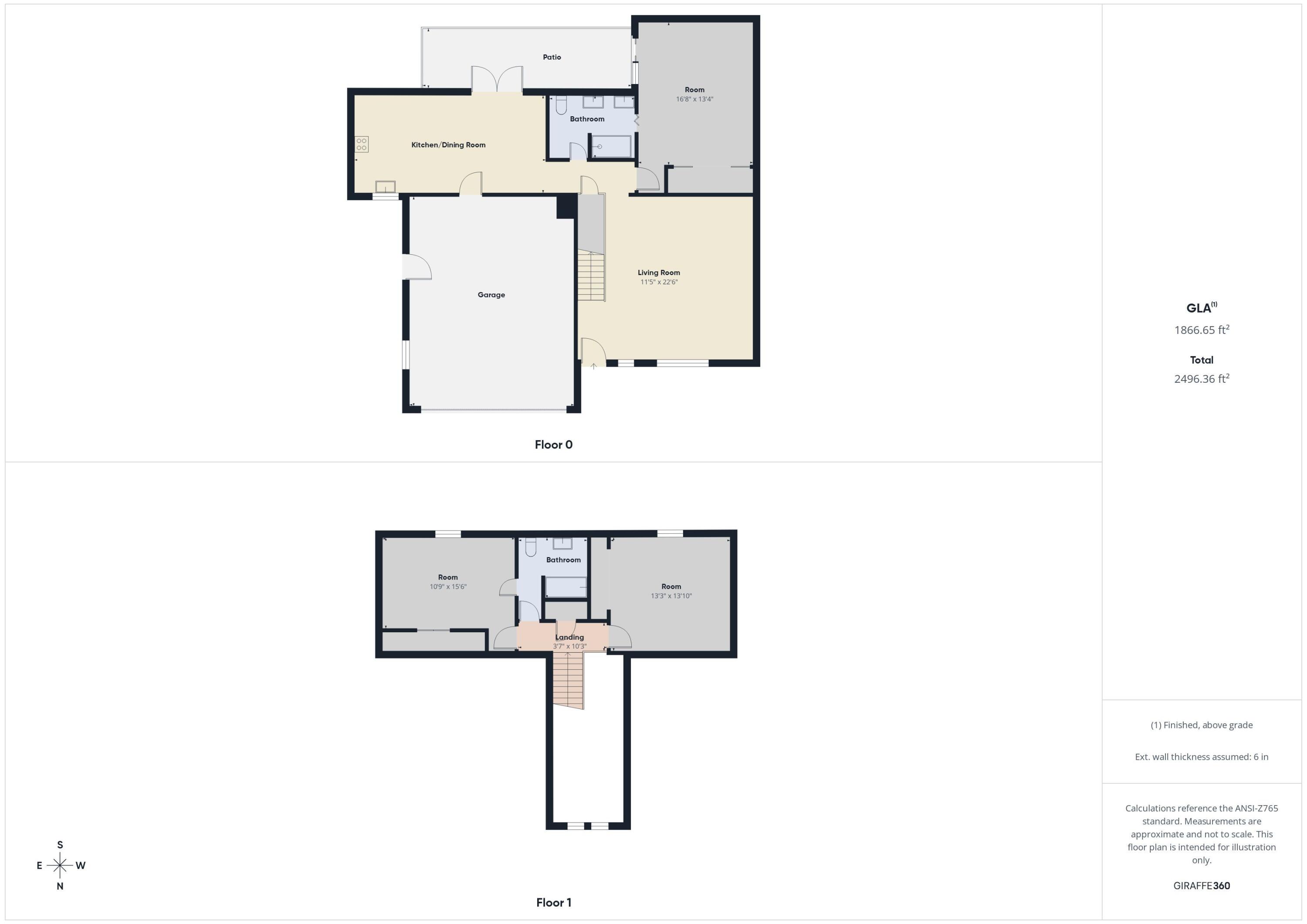 3284 Fairview Avenue Crestview, FL 32539 - Photo 32 of 32 Floorplan
